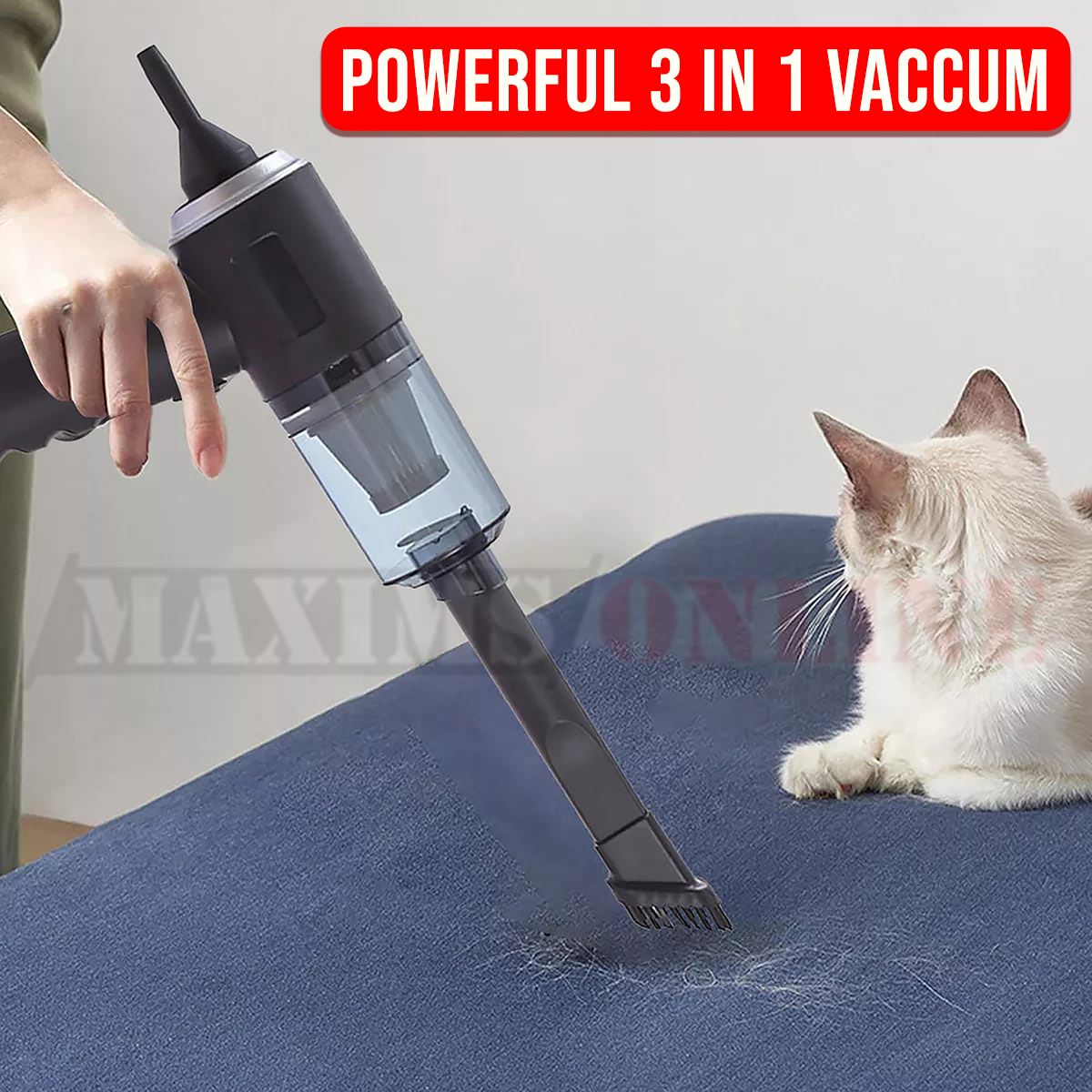 RECHARGEABLE CAR VACCUM CLEANER 3 IN 1